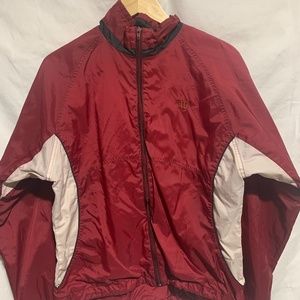 Wilson Men's Full Zip Up Windbreakers size Medium Red